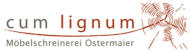Logo cum lignum - Möbelschreinerei Ostermaier © Logodesign: peppUP.de