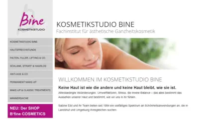 Webdesign Kosmetikstudio Bine © Foto: peppUP.de